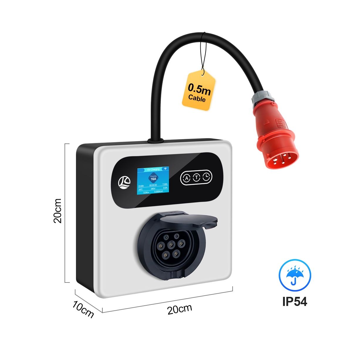 Batterie-Ladegeräte: Mobile Wallbox 11kW CEE Ladekabel mit App WIFI WLAN 16A – Neu und originalverpackt aus Aathal-Seegräben von ECOPLUG 3