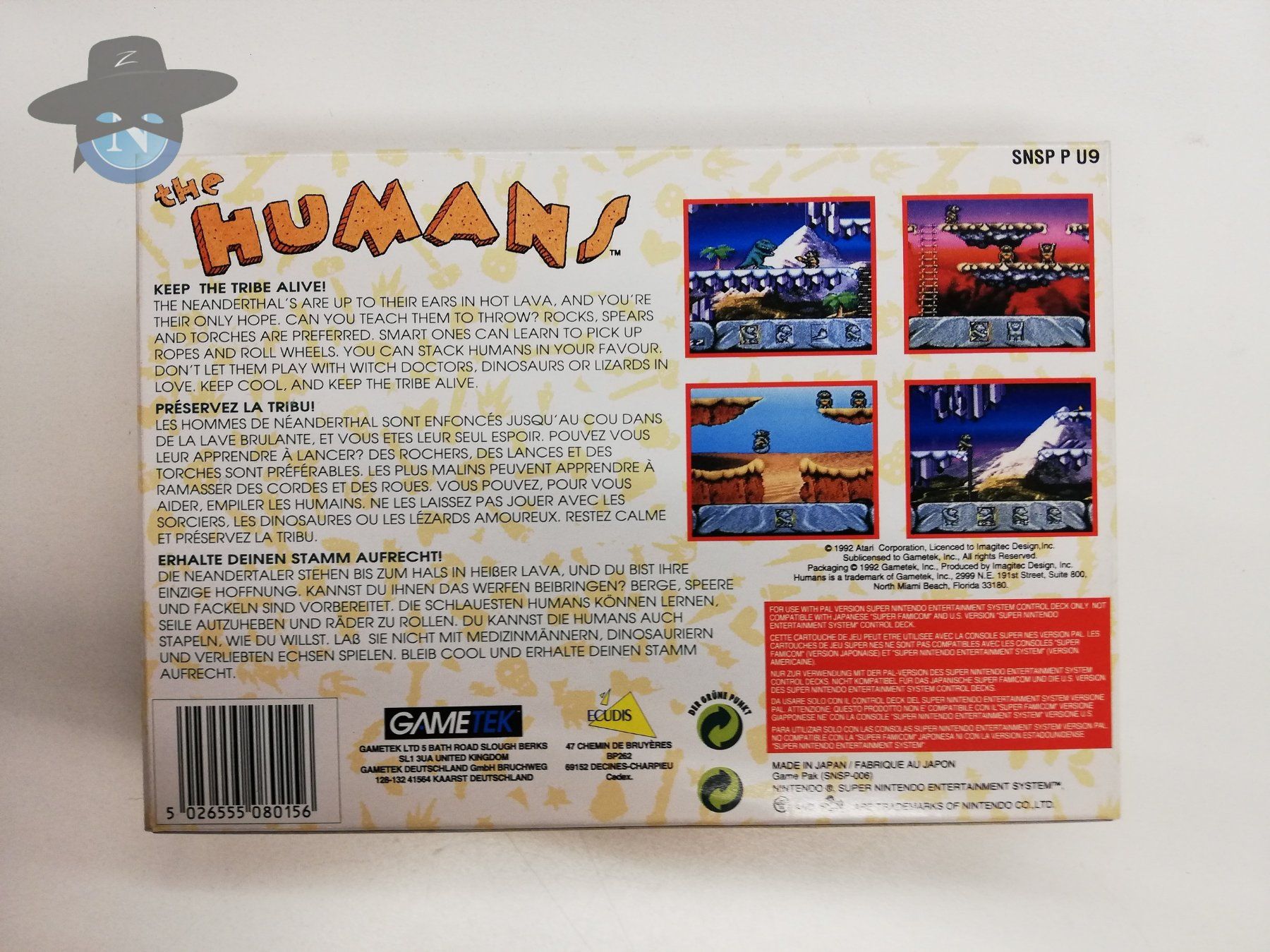 Nintendo Giochi: Humans / Super Nintendo SNES – Usato da St. Gallen venduto da zorro_dc 1