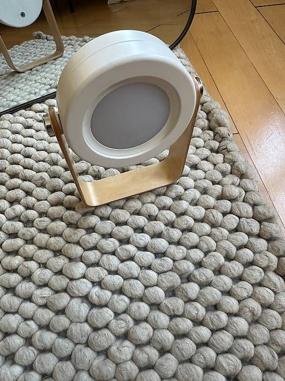 Lampade: Portable Akku Leuchte weiss mit holz – Usato da Luzern venduto da dariajenni 1