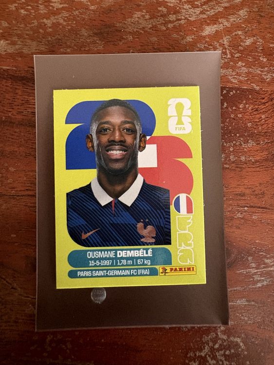 Panini FIFA WM 2026 Sticker: Ousmane Dembélé, Frankreich! (Neu (gemäss ...