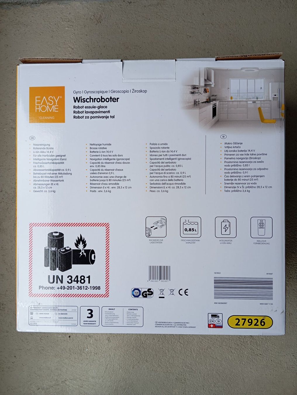 Staubsauger & Zubehör: EASY HOME Wischroboter *NEUWERTIG! – Neu und originalverpackt aus Zeneggen von shemesh_ 3