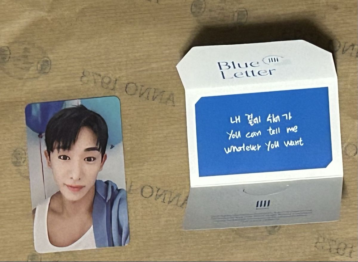 CD: Kpop Album Wonho Blue Letter – Usato da Zürich venduto da mar_jxh9 1