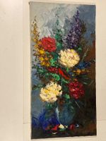 W. Reinders Stilleben signiert mit Blumen in Vase