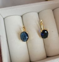 Boucles d'Oreilles en Saphir synthétique 💎