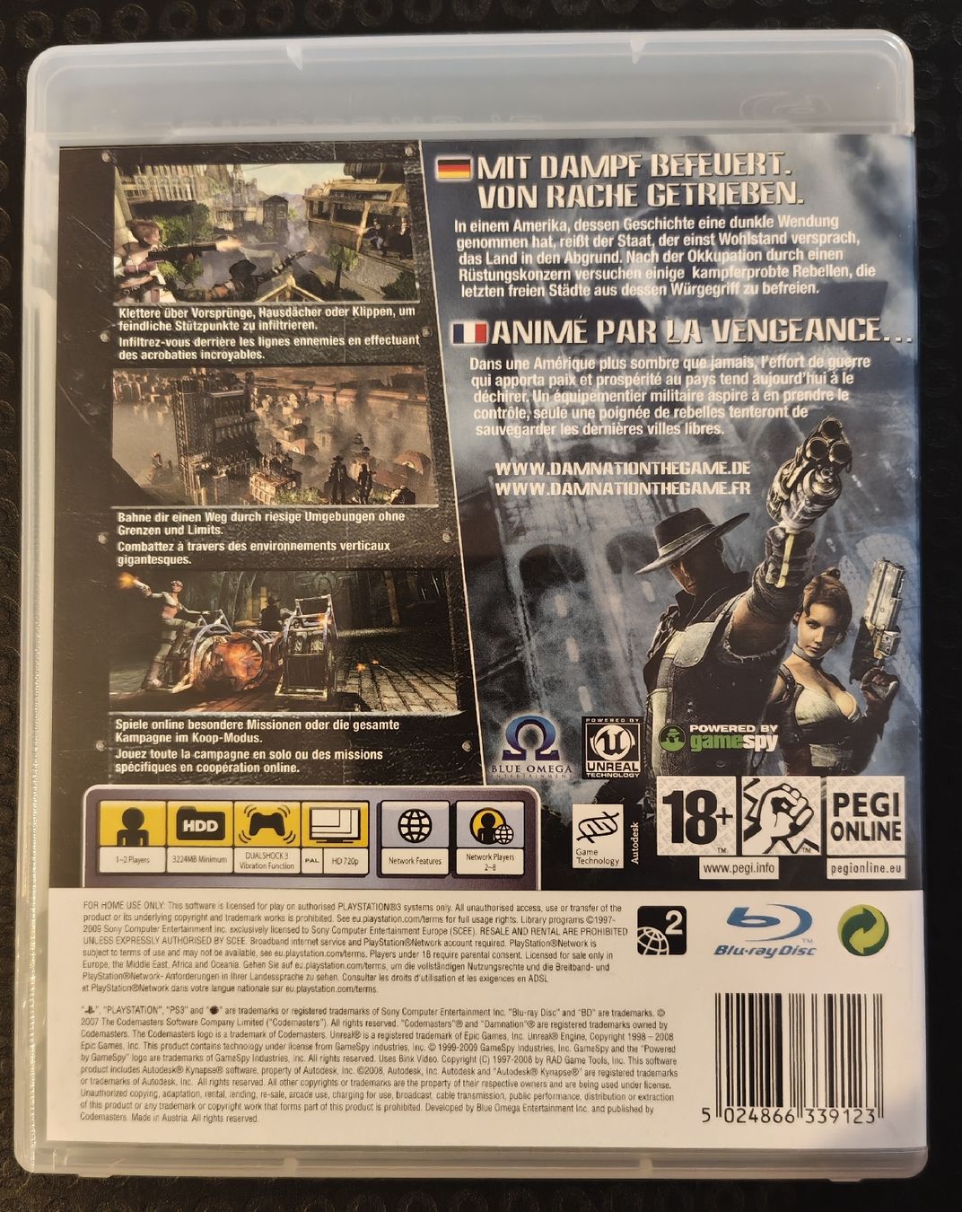 Sony Jeux: DAMNATION PS3 – D'occasion à Grand-Lancy par Pingpong2005 1