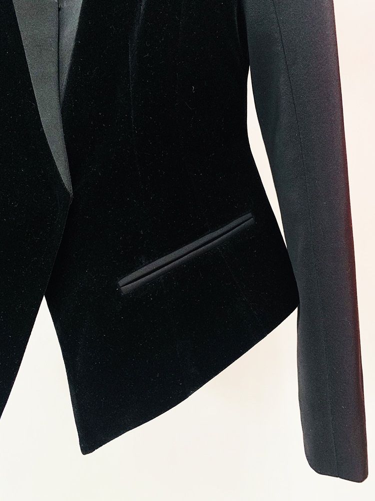 Giacche: Blazer nero stoffa e velluto – Nuovo e nell'imballaggio originale da Zürich venduto da fed_vh9n 3