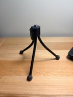 Mini trépied de table flexible avec clip de poche vis 1/4"