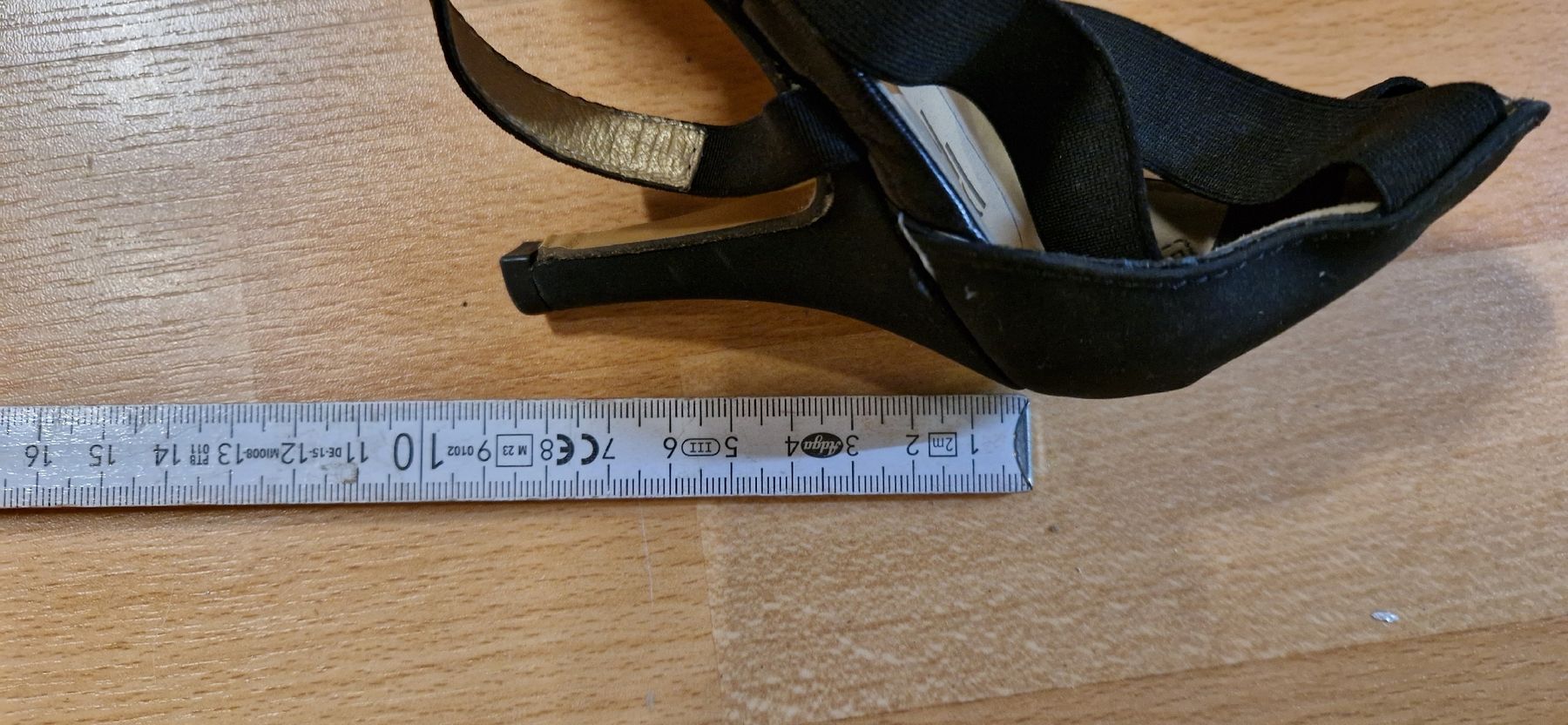 Kaiser Scarpe da donna: Peter Kaiser Damenschuh, schwarz, Gr. 5, Absatz ca. 6cm – Usato da Gasel venduto da sale65 5