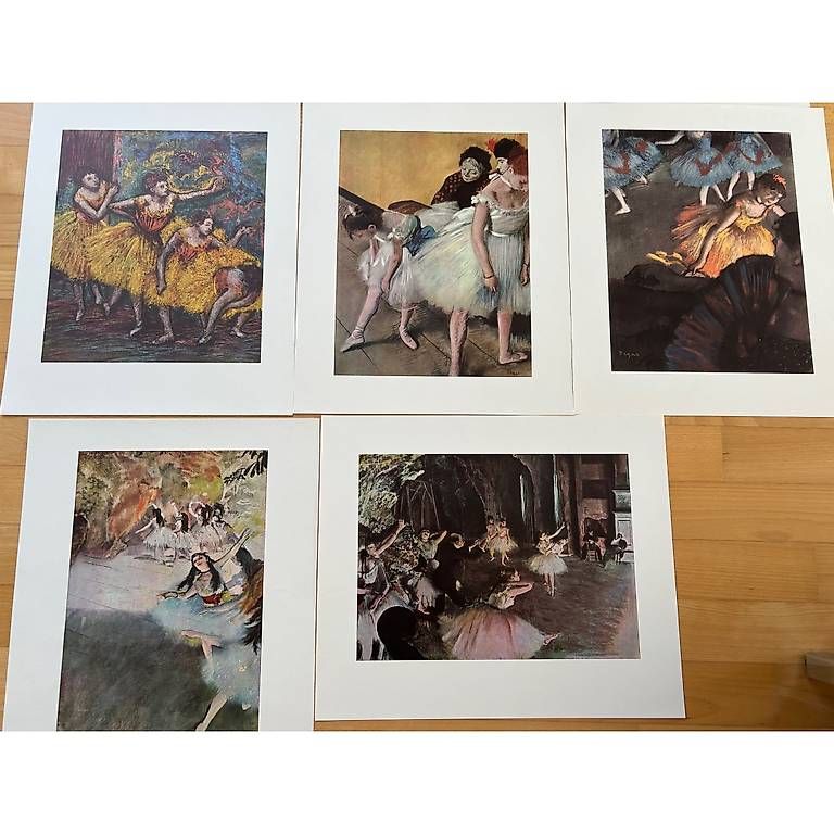 Foto & Immagini: 9 Kunstdrucke Degas und Van Gogh – Usato da Au SG venduto da Zogu 1