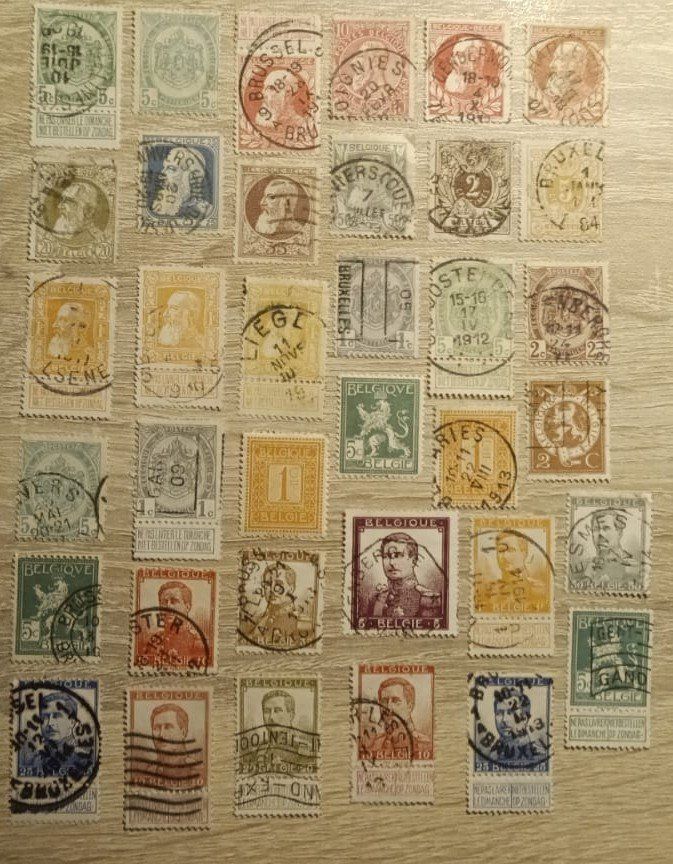 Alle Briefmarken: Lote sellos Bégica – Gebraucht aus Stein am Rhein von tom_fq6v