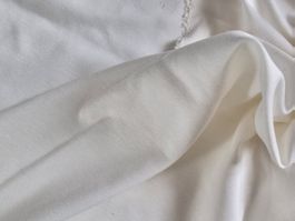 Stoff Jersey weiss