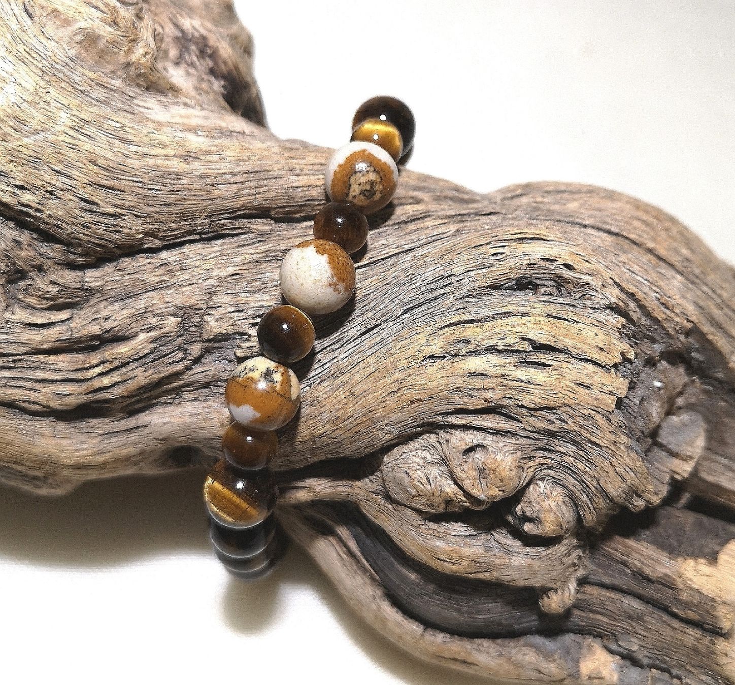 Bracciali & Braccialetti: Steinarmk. mit Tigerauge - Spendenaktion – Nuovo (secondo la descrizione) da Unterkulm venduto da Nachtigall 4