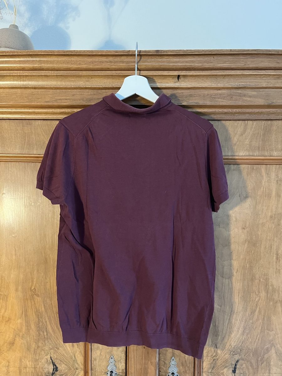 Massimo Dutti Polo-Shirts: Poloshirt, bordeaux rot, Gr. M, Massimo Dutti – Gebraucht aus St. Gallen von Gloom22 2