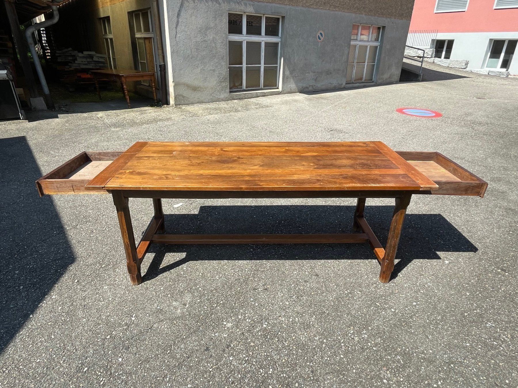Tische: Klostertisch, Stil, Tisch  mit 2 Schubladen, 190 x 86 Eiche – Gebraucht aus Koblenz von Kbaldinger 2