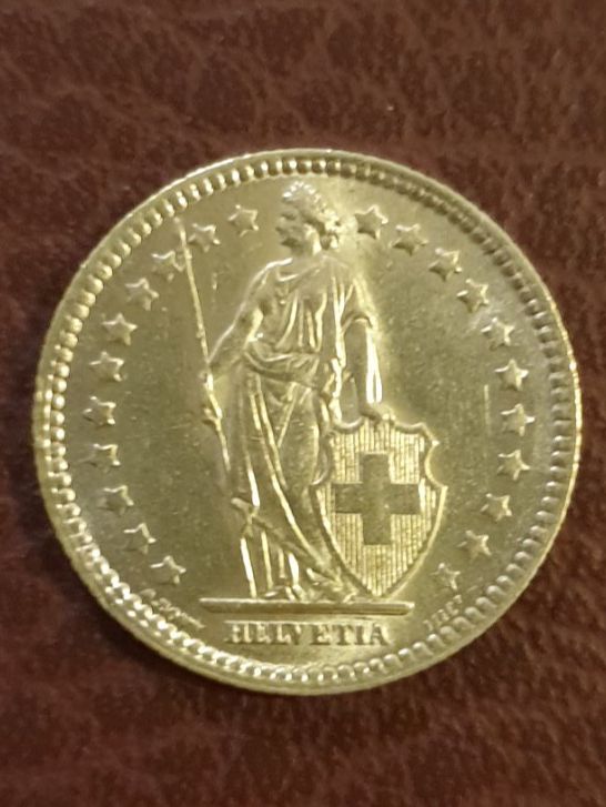 Tutti le monete: 1 Franken 1921 Top!!Silber – Usato da Biel/Bienne venduto da underdogs
