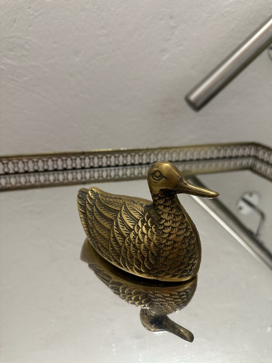Statuette: Vintage Messing Ente, Massiv. – Nuovo (secondo la descrizione) da Nebikon venduto da Vanessa2003 3