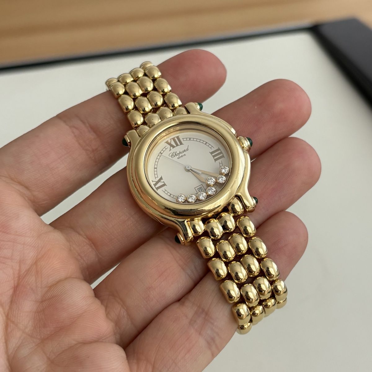 Chopard Orologi: Chopard Happy Sport 18K Quarz – Usato da Winterthur venduto da LaBodega 6