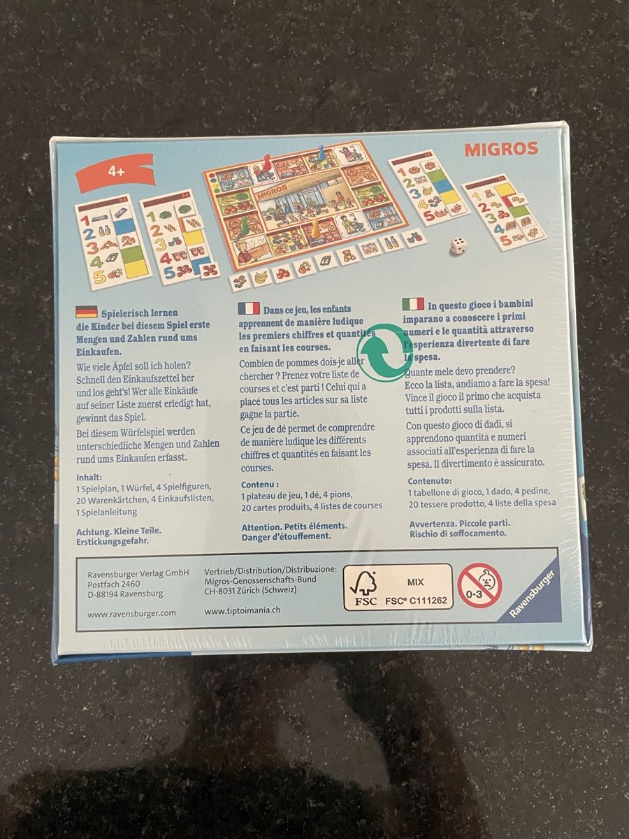 Ravensburger Jeux: Brettspiel Einkaufen – Neuf avec emballage d'origine à Niederhelfenschwil par jas_sq7y 1