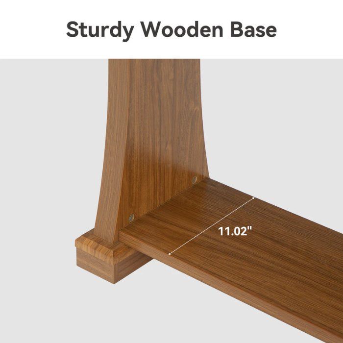 Tavoli: Konsolentisch 160cm 2 Ebenen Holzoptik – Nuovo e nell'imballaggio originale da Gretzenbach venduto da Genfi-Shop 5