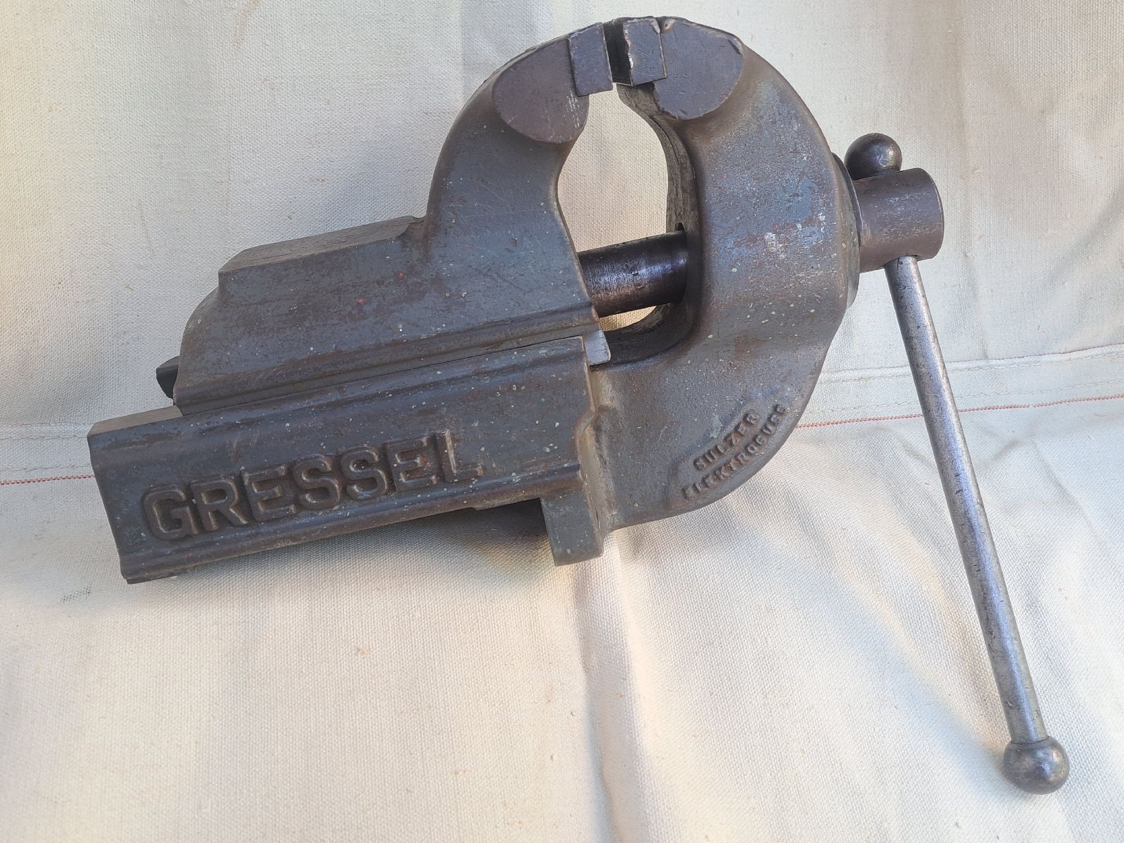 Gressel Alle Werkzeuge: Antiker Schraubstock Gressel PS 125 – Gebraucht aus Muotathal von s_spiess 1