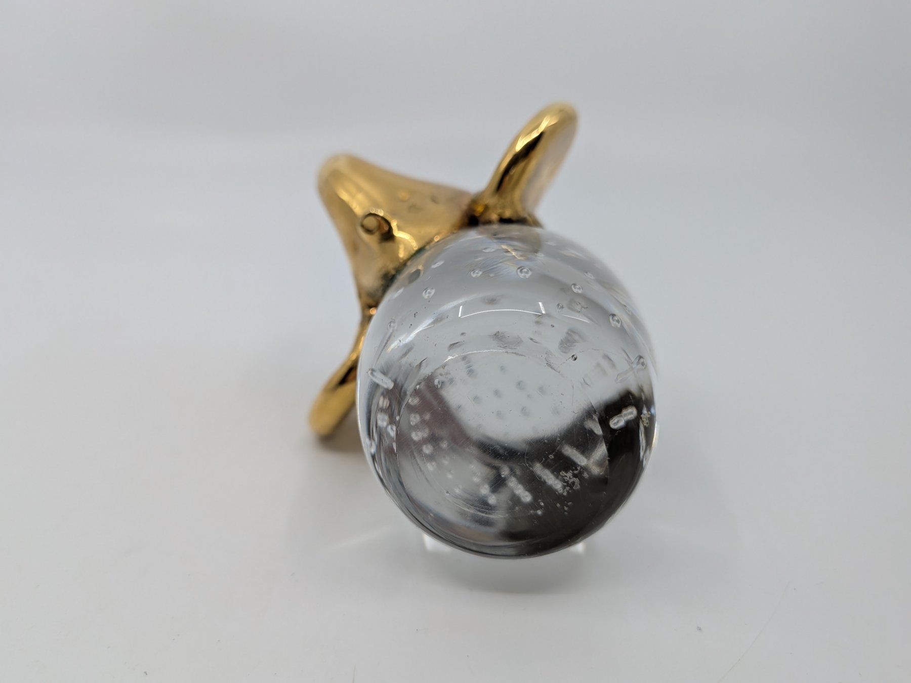 Statuette: Kleiner Elefant Glas und Messing – Usato da Emmen venduto da magelan 5
