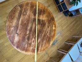 Runder Holztisch, Landhausstil, rustikal, Ø 90cm