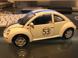 Herbie Spielzeugauto Nr. 53 weiss Burago 1:24 Made in Italy