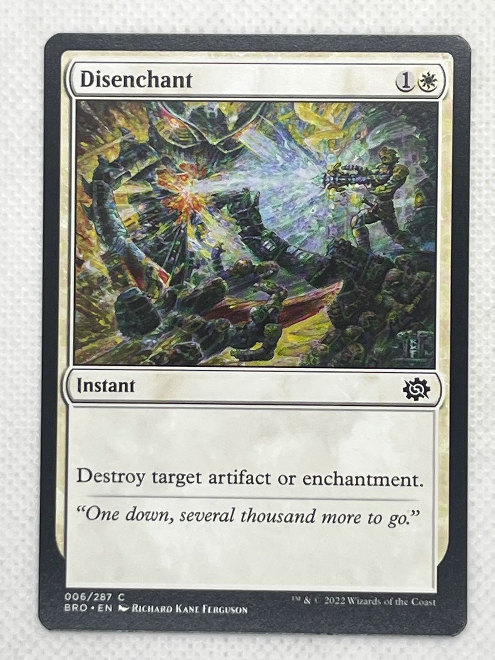Magic The Gathering Sammelbilder & Trading cards: MTG Disenchant BRO 006 Englisch Common – Gebraucht aus Hinterkappelen von Kim1992