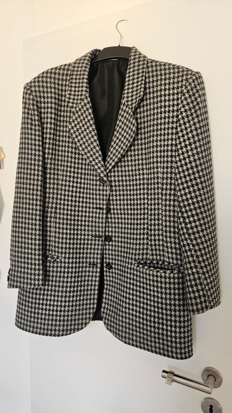 Jacken: Blazer a scacchi tg.42 misto lana – Gebraucht aus Melano von H-Sara