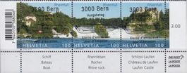 1540-1542 Rheinfall mit FD-Vollstempel Bern 5.3.15