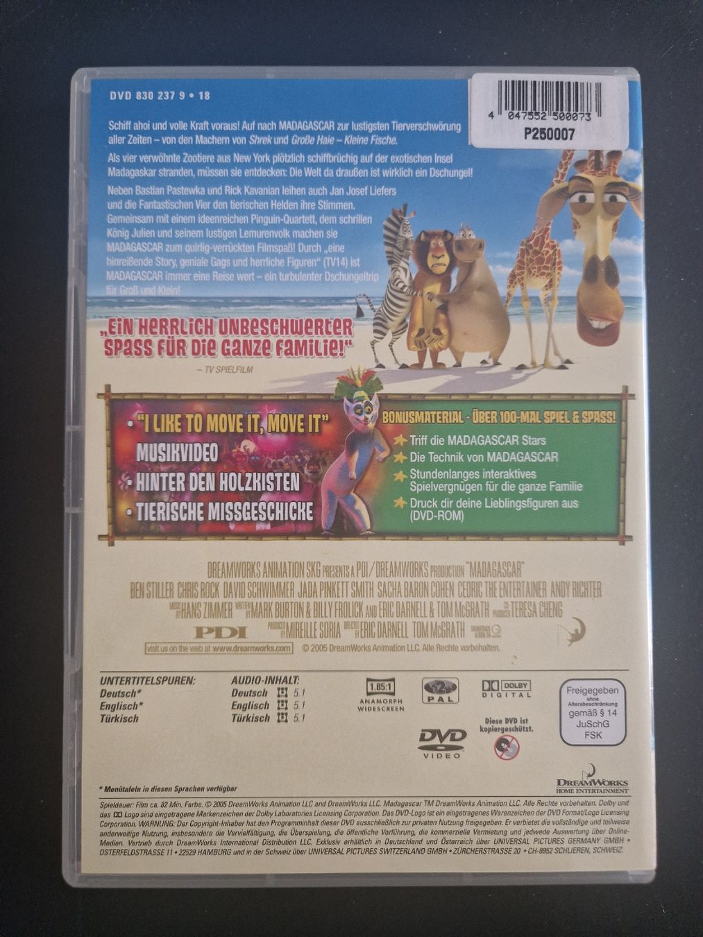 Alle DVDs: Madagascar DVD – Gebraucht aus Emmenbrücke von alexa1983 1