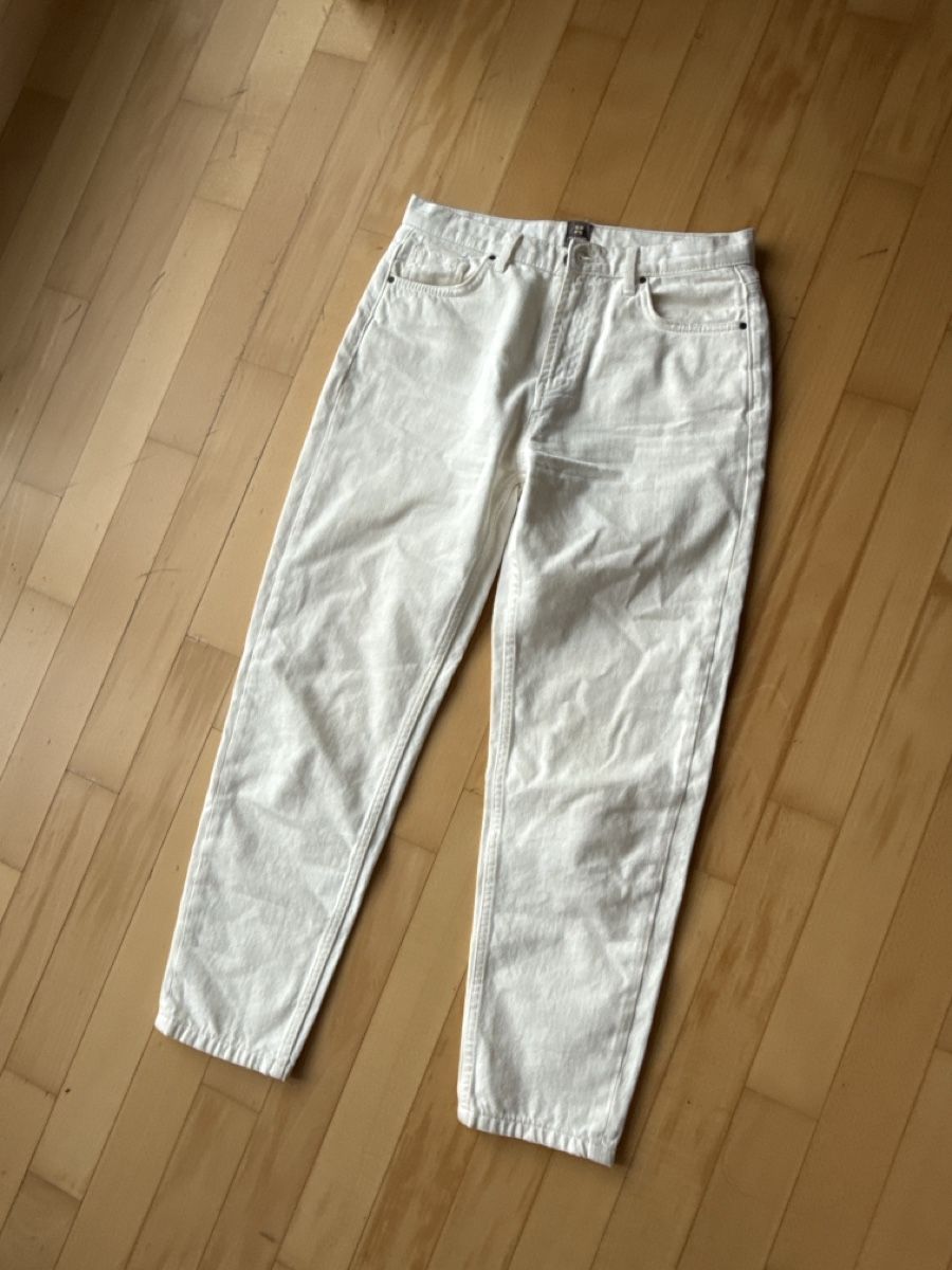 Jeans: Stylish Manor  Off-White Denim Jeans - Size 36, Spring! – Usato da Biel/Bienne venduto da TanyaM02 7
