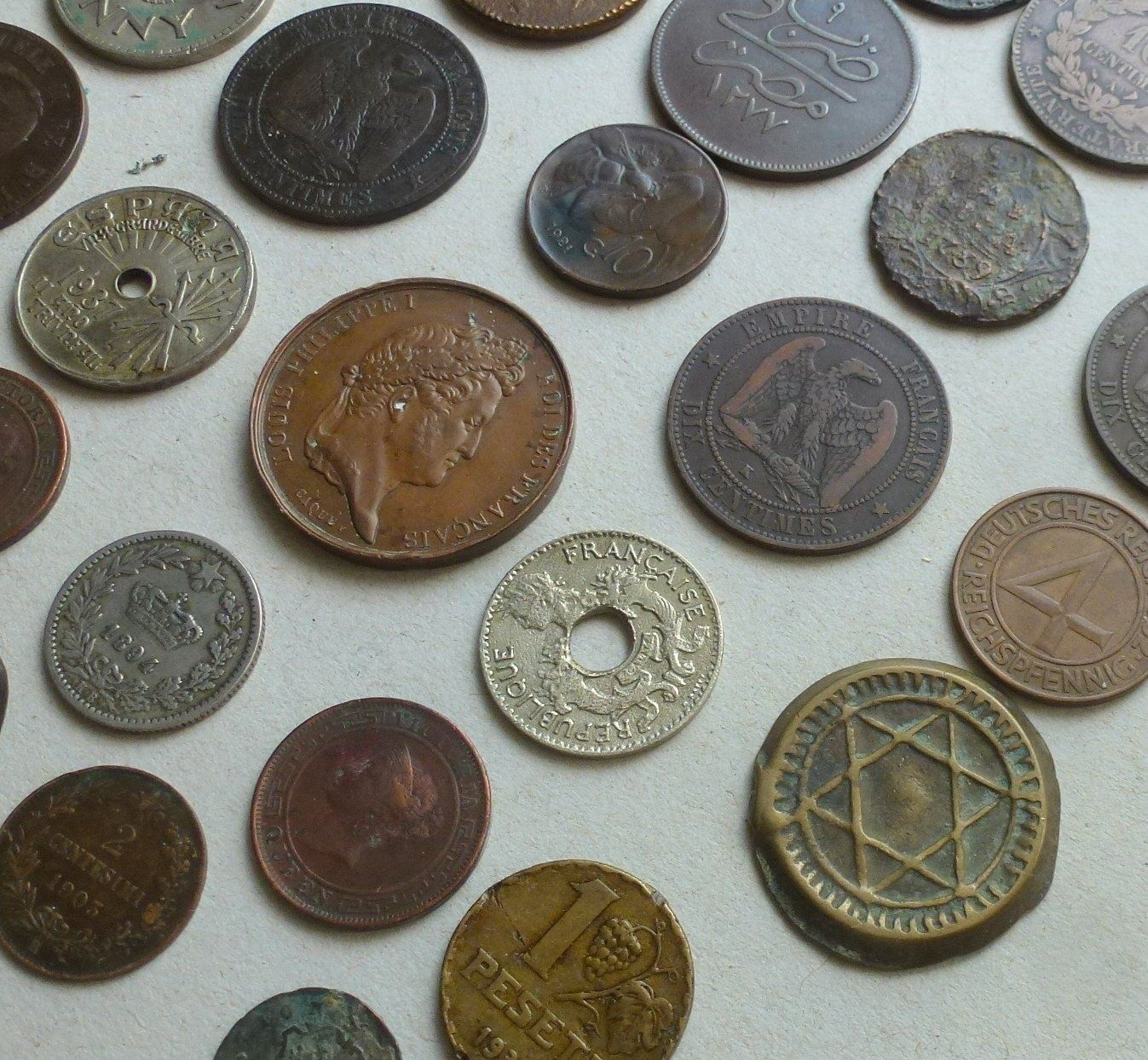 Tutti le monete: Lot ++ 35 Stück alte Münzen ab Römer, gute Werte mit dabei – Usato da Walkringen venduto da Casablanca777 6