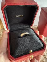Cartier LOVE Ring Weissgold 18K Gr. 54 Full Set