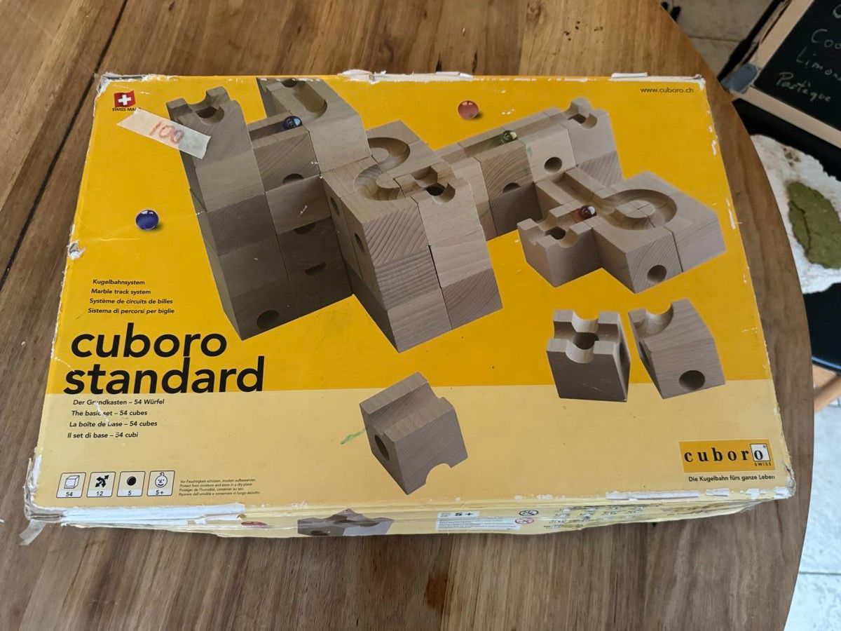Cuboro Spiele: Cuboro Standard Marble Track 54 Cubes used condition – Gebraucht aus Paudex von mrh_6wwk