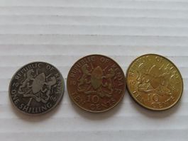 Kenya Münz-Set – 3 Stück – Sammlung – für Sammler!