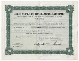 Union Suisse de transports Maritimes