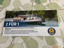 Ticket für eine Schifffahrt für dem Untersee