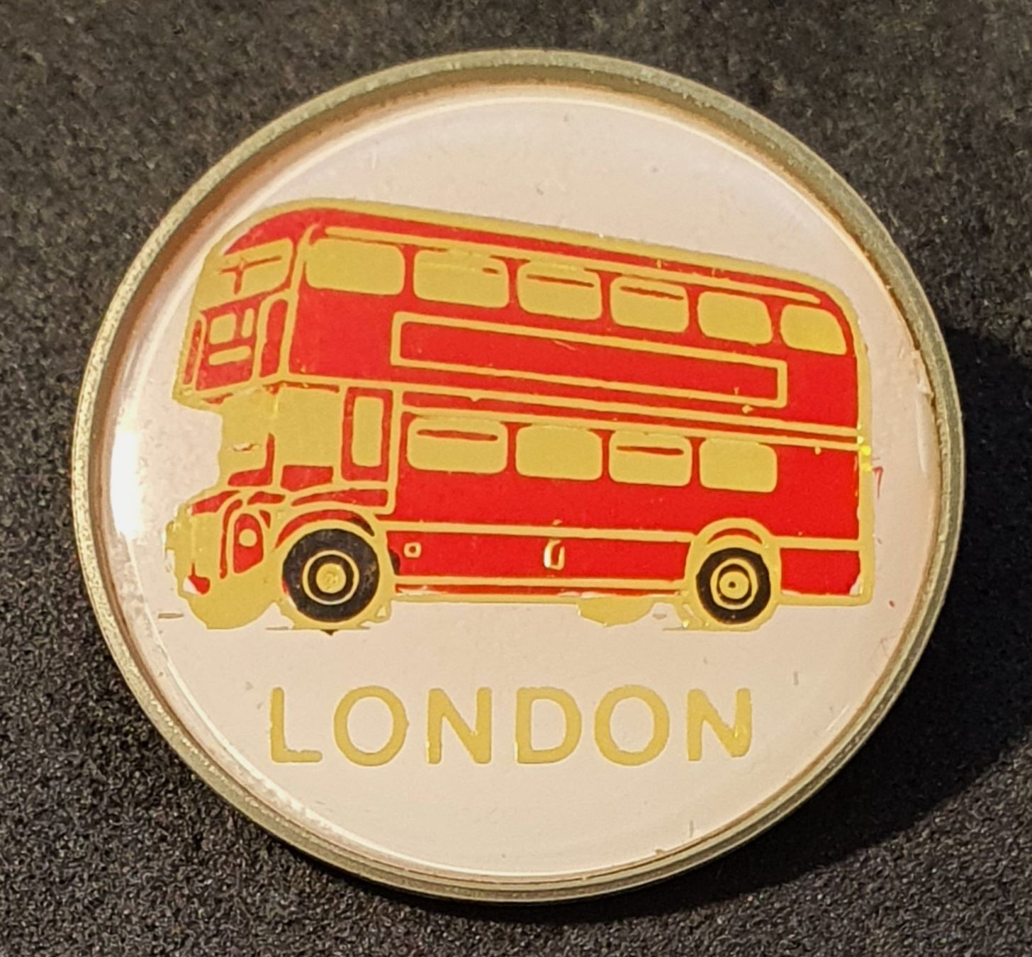 Spille & Fermagli: U601 - Brosche LONDON Bus – Usato da Reinach BL venduto da Boston-Verkauf 1