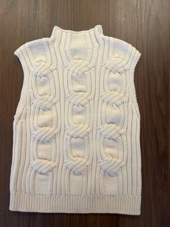 Pollunder ZARA beige Grösse S Cable Knit guter Zustand