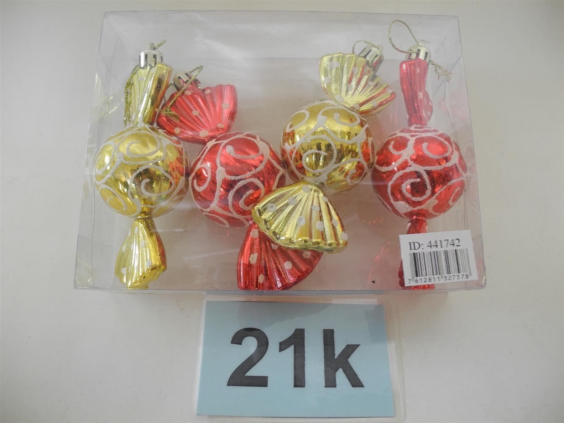 Tutte le decorazioni: Weihnachtskugeln in Bonbonform , Nr. 21k – Nuovo e nell'imballaggio originale da Kottwil venduto da Crazyrolf