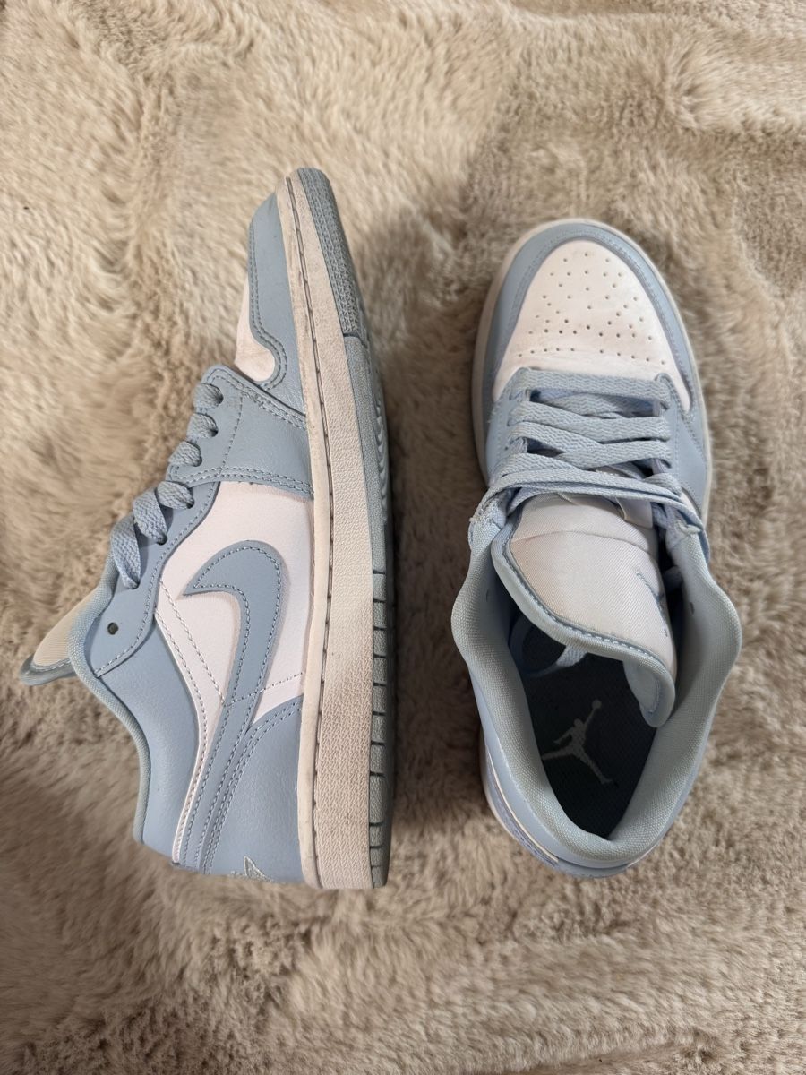 Jordan Scarpe da donna: Nike Air Jordan 1 White Ice Blue – Usato da Netstal venduto da Djukaxgajic01 3