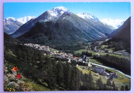 Pontresina mit Piz Palü und Sellagruppe