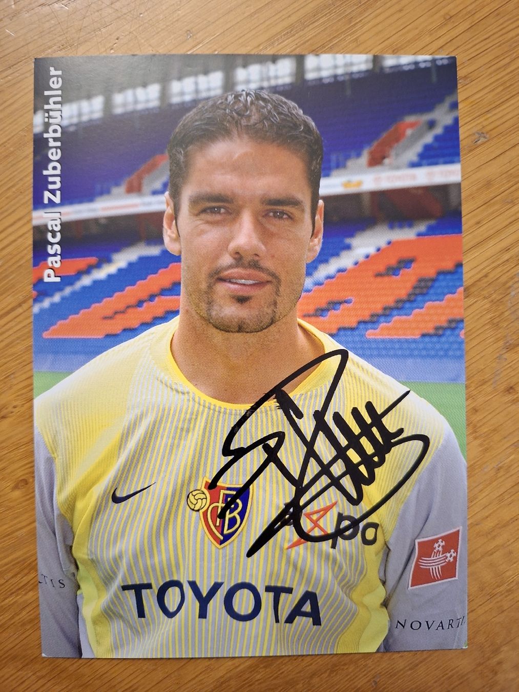 Autografi: Pascal Zuberbühler FC Basel Autogrammkarte – Usato da Thun venduto da wuschu