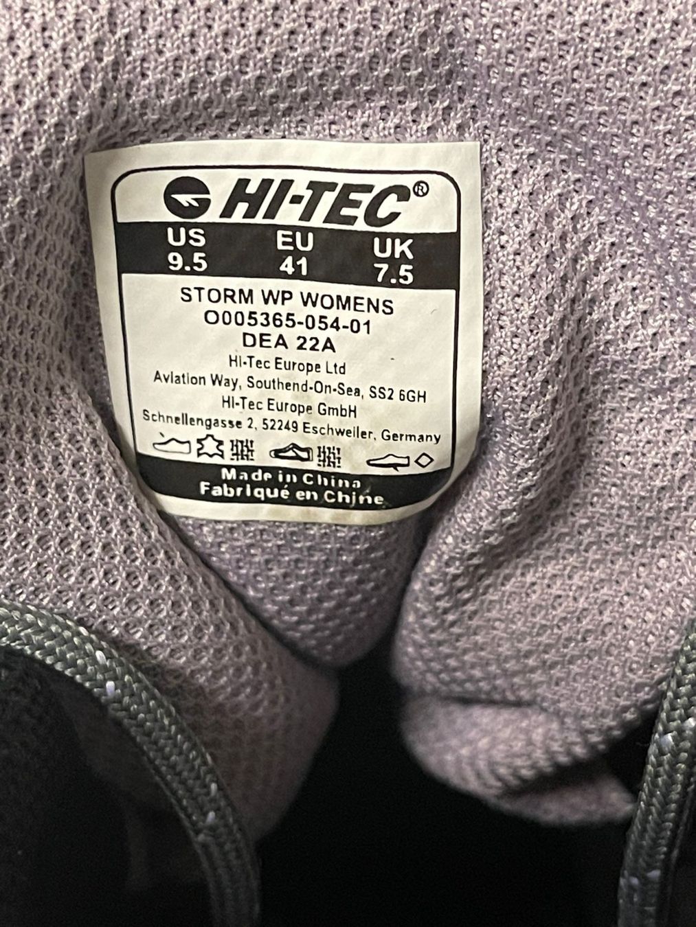 Scarpe da donna: HI-TEC STORM WP WOMENS Wanderschuhe Grösse 41 – Usato da Burgdorf venduto da interstellar2 4