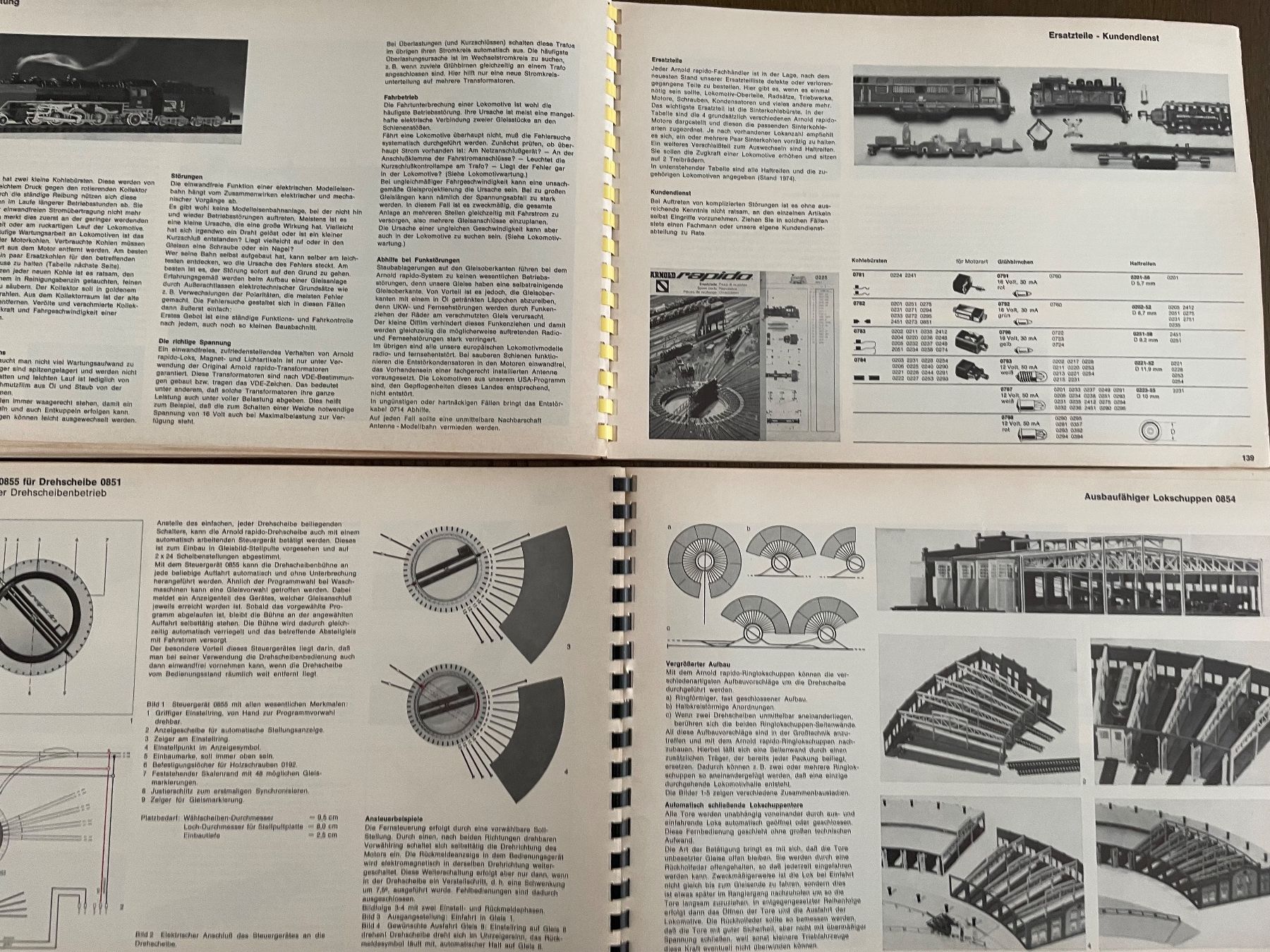 Arnold Modellini di ferrovie: Arnold rapido Spur N  3x Katalog – Usato da Rorschach venduto da Karotten 7
