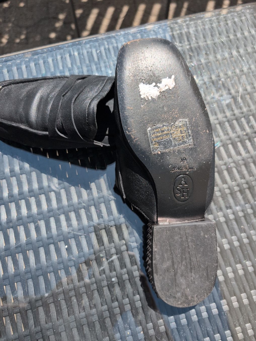 Scarpe da donna: Mules en cuir noir ASH, taille 39, été. – Nuovo (secondo la descrizione) da Bassersdorf venduto da pca_cz6q 3