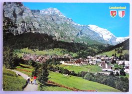 Leukerbad 1401 m, Rinderhorn und Balmhorn