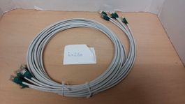 CAT6a STP Netzwerkkabel, Patchkabel 5 Stk, 2,5m