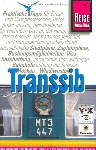 Libri: EISENBAHN-Reiseführer 'TRANSSIB' - Reise Know-How – Usato da Bern venduto da carola31